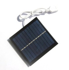1W 5.5V 95 * 95MM solar panel solar charger can charge 3.7V-5V batteries
