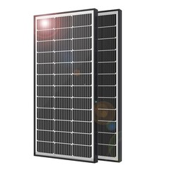 200 Watt Solar Panels, 10BB Monocrystalline 12V 2PCS 100W P-Type 100W 2pcs