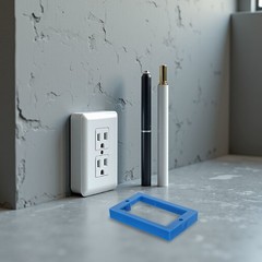 6pcs Electrical Box Extenders: Single Gang Box Extender with Screws – Wall