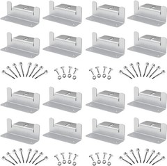 Complete Set of 16 Solar Panel Z Brackets for Easy Installation & Reliability