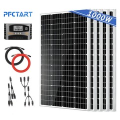 1000 Watts Solar Panel Kit 12V Battery Charger w/Controller Caravan Boat RV Home