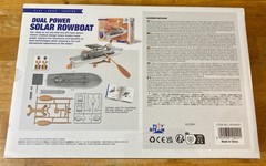 Dual Power Solar Rowboat Play STEM Kit NEW SEALED Science Solar Power