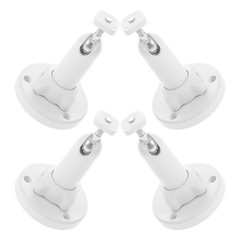 4Pcs Solar Panel Mount Holder White ABS Stand with Stable Structure for Outdoor