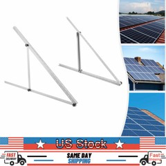 45-Inch Adjustable Solar Panel Tilt Mount Brackets 2-Pack Aluminum Roof/RV/Boat