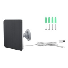 Monocrystalline Silicon Solar Panel for Ring Video Doorbell 5V 1A Output
