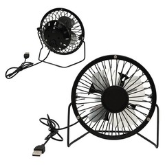 Solar Panel Powered Fan 5W USB 360 Degree Adjustable Solar Panel Greenhouse Fan