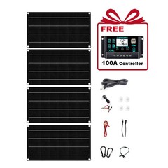 3200W Solar Panel Kit-4x800W High-Efficiency+100A Controller Full Accessories