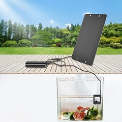 USB Solar Panel 2Pack with DC Male to Male Cable- Solar USB Charger 5v 6W x2