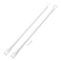 2Pcs Rv Heavy Duty Metal Shelf Brackets Wire Support for Shower Closet Storage