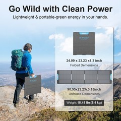 220W Portable Solar Panel USB XT60 for ECOFLOW Delta 2 3 Classic Powerstation