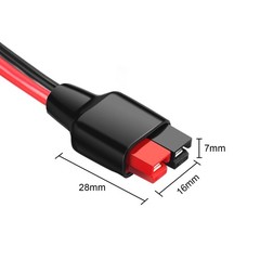 PAEKQ 10AWG Solar Panel to Anderson Connector Adapter Extension Cable,1.6FT