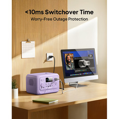 BLUETTI Elite 30 V2 288Wh Purple Portable Power Station Generator for Trip