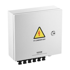 6x10A Solar PV Combiner Box & Steel Case & IP65 & 6 String