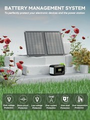 88.8Wh Solar Generator with 21W Panel – Portable Power for Camping & Emergencies