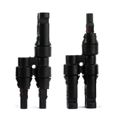 1 Pair IP67 Solar T Branch 2 to 1 Male And Female Combiner Box Inverter