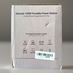 Portable Power Station LiFePO4 Battery 100W (200W Peak) 192Wh 7 Ports Qi Charge