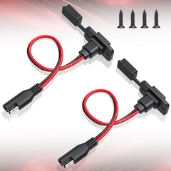 Rectangular Connector Power Socket Sidewall Port, Weatherproof Quick Connector S