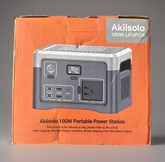 Portable Power Station LiFePO4 Battery 100W (200W Peak) 192Wh 7 Ports Qi Charge