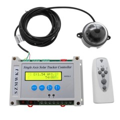 Electronic Single Axis Solar Panel Tracker LCD Controller + Wind Speed Sensor EL