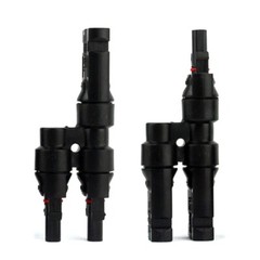 IP67 2 to 1 Solar Connectors T Type Connectors Male to Female Solar Parallel