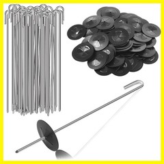 Solar Panel Bird Guard Clips, 100 Sets Stainless Steel J Hooks for Wire | Sta…