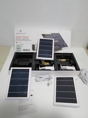Wasserstein Solar Power Panel Arlo Ultra, Pro 3 Outdoor Security Camera 3 pack