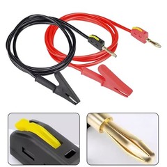 Banana to Crocodile Clip Testing Cable for Multimeter and Power Supply