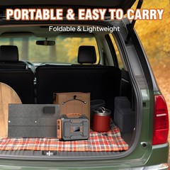 Versatile 300W Solar Power Station – 60W Foldable Panel for Outdoor Adventures