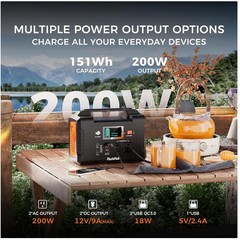 Flashfish 200W Portable Power Station