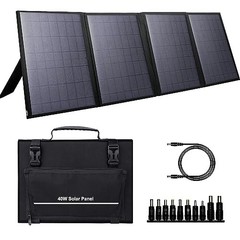 Portable Solar Panel Foldable Solar Charger for Outdoor Solar Power Station 40W