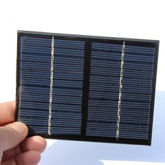 2* 12V 1.5W Solar Panel Small Cell Module Epoxy Mobile DC Battery Charger DIY j