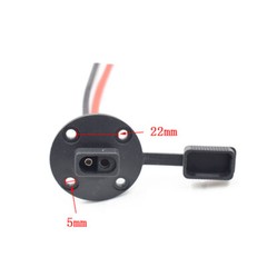 Solar Panel Power Cable SAE Socket Sidewall Port Solar Weatherproof Port