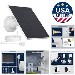 Magnetic Extension Cable Solar Charger for Arlo Cameras – 360 Adjustable Mount