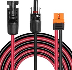 10FT 10AWG XT60i Solar Connector – Waterproof Extension Cable for Power Stations