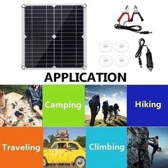 Portable Solar Charger Set, 10 in 1 USB Fast Charging Cable for Devices