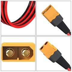 Heavy Duty 10AWG XT60 Extension Cable Wire for RC Lipo Solar Battery