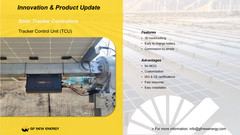 PV Tracker Controller DC powered Slew drive Single-Axis Solar Tracking System