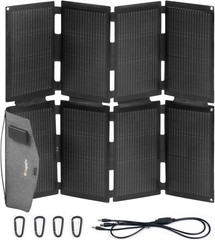 50W Fiberglass Portable Solar Panel Foldable Solar Cell Solar Charger W/ USB