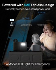 Portable Power Station 89.6Wh, 200W Surge, Power Bank with AC Outlet 100W
