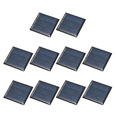 10Pcs 1.5V 0.225W 150mA Mini Solar Panels, Solar Photovoltaic Power Cells