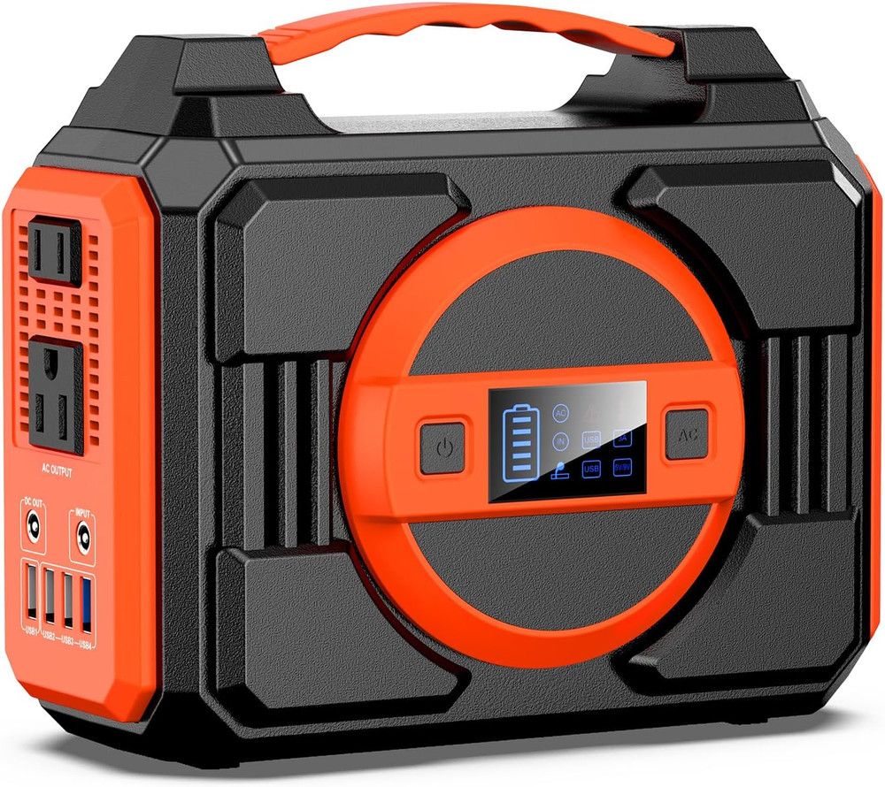 300W Portable Power Station, 220Wh Backup Battery Pack for Outdoor Use