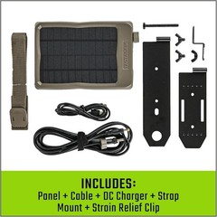 Rechargeable Solar Power Panel for Trail Cameras – Compatible with Reveal Models