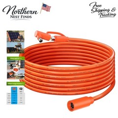 Reliable 30FT Solar Extension Cable for Outdoor Power – Quick Plug & Play Setup