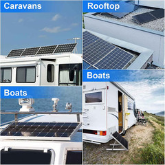 Solar Panel Mount Brackets, 2 Sets 45 Inch with Foldable Tilt Legs, Suitable for