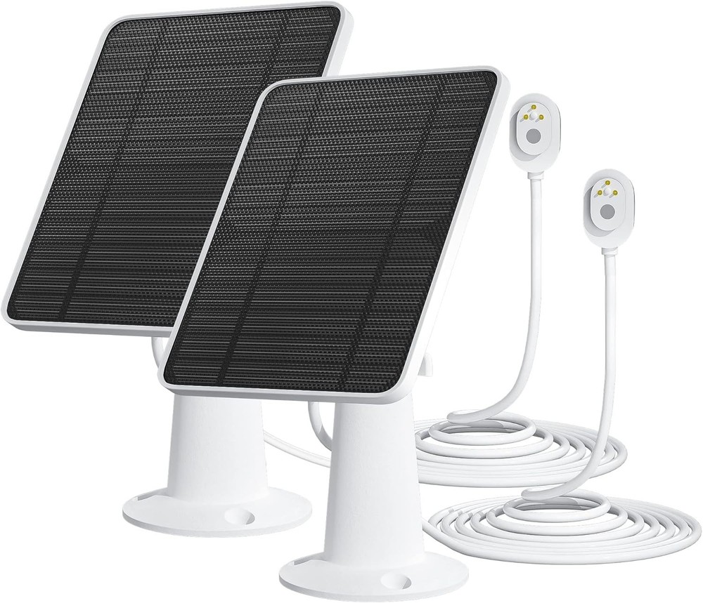 Solar Panel Charger Compatible W/ Arlo Pro 5S/Pro 4/Pro 3/Pro 3 Floodlight