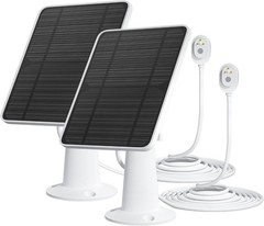 Solar Panel Charger Compatible W/ Arlo Pro 5S/Pro 4/Pro 3/Pro 3 Floodlight