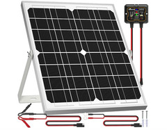 Cargador Solar 12V 20W para Batería de Auto RV Barco y Motocicleta