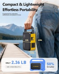 Fast Charging Jump 100 Portable Power Station – 200W Peak with 3 LED Modes