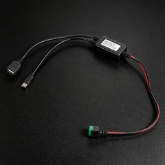 USB Type C Power Converter Cable 12V 24V To 5V Step Down 2Pin Solderless