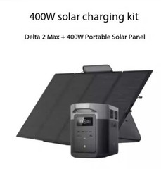 Portable Power Station DELTA 2 Max, 2400W LFP Solar Generator in 1 Hr, 2048Wh